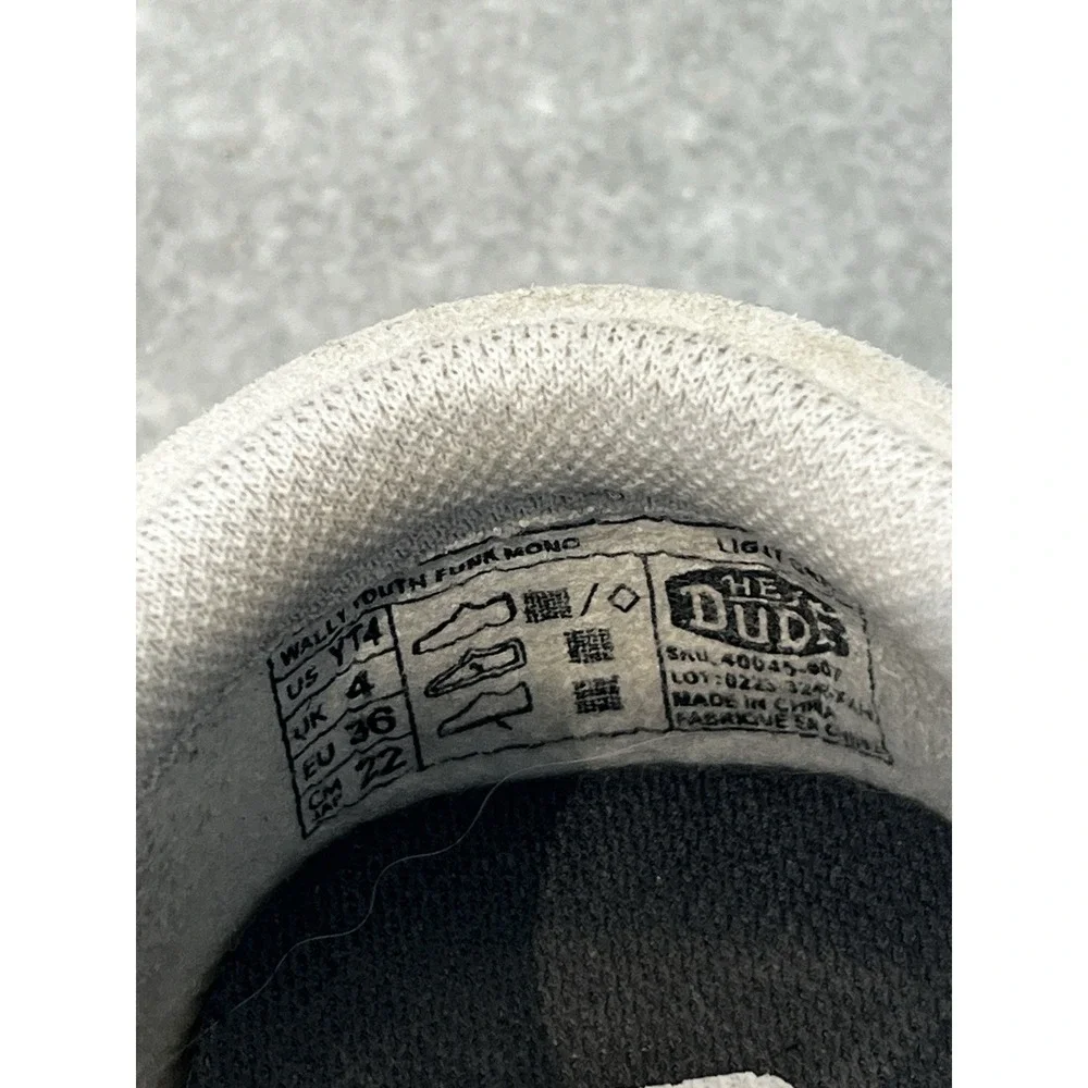 Hey‎ Dude Wally Youth Funk Mono YT4- Slip Ons, Light Gray